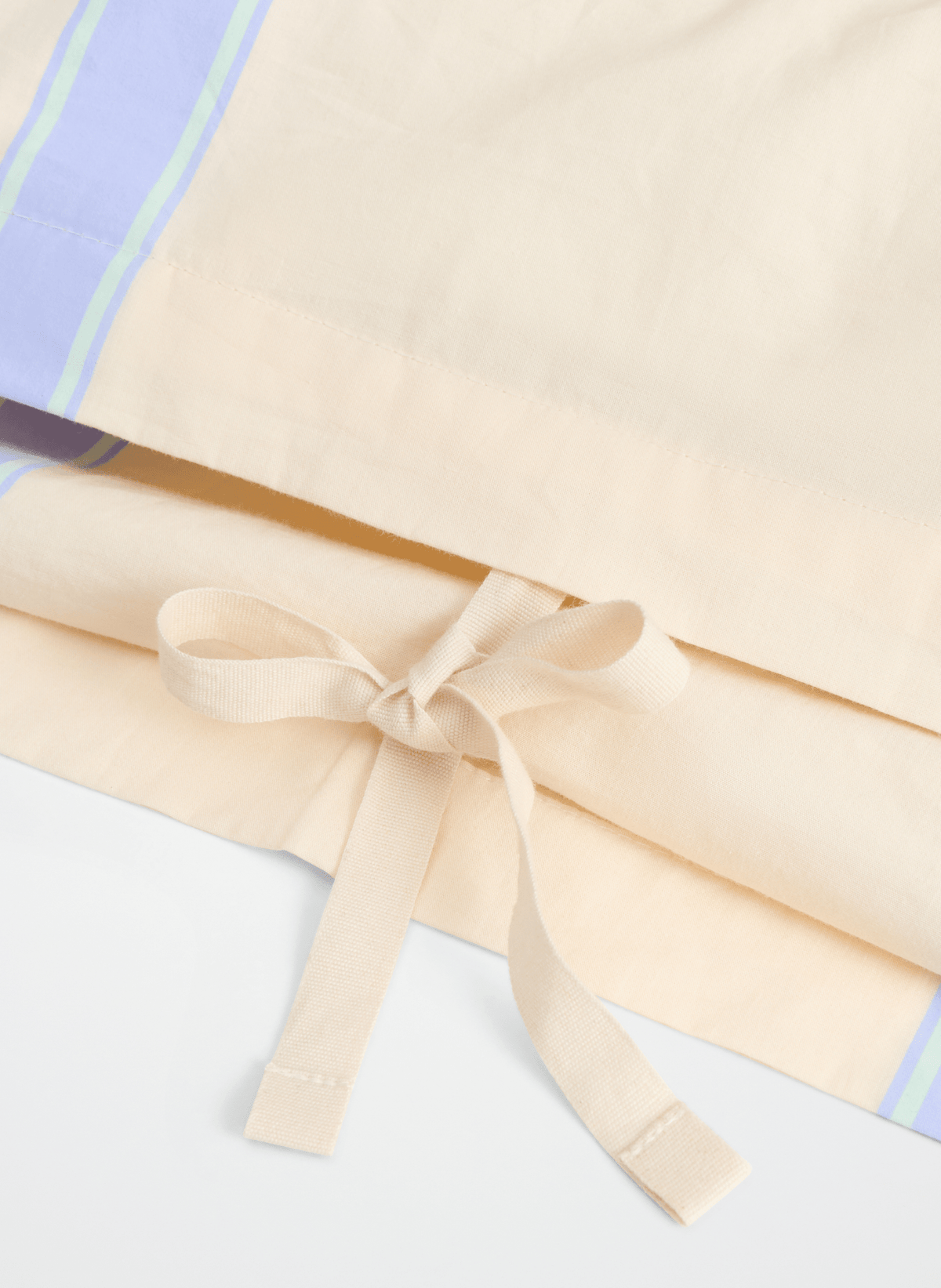 Bongusta Percale Bettwäsche Set Creme & Lavendel - hei-kju