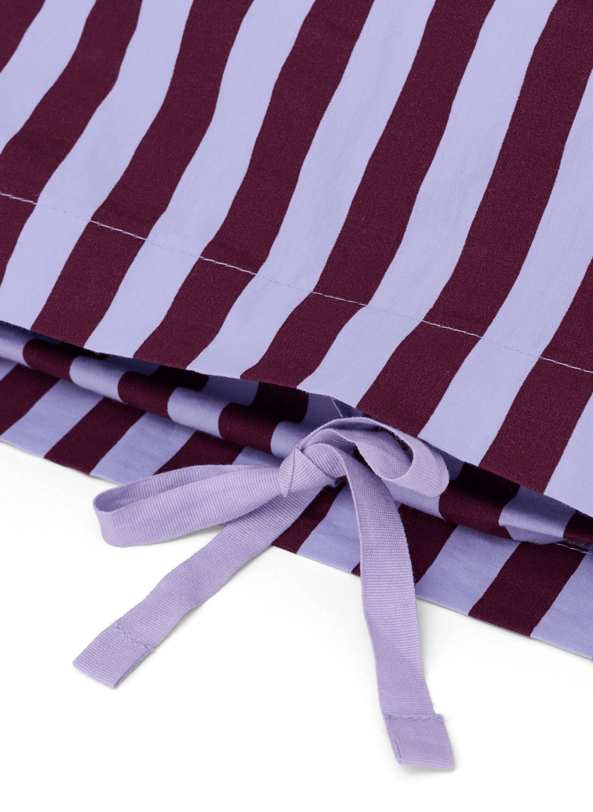 Bongusta Percale Bettwäsche Set Weinrot & Lavendel - hei-kju