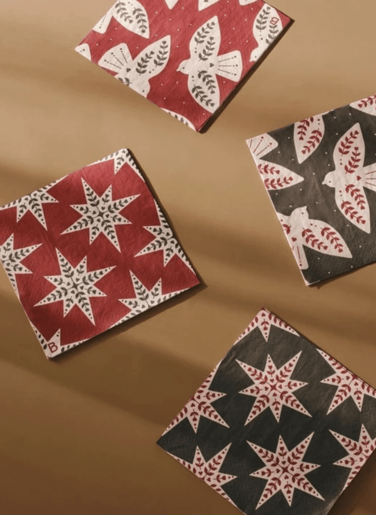 Broste Copenhagen Papierserviette Star 33 x 33cm 20er Pack - hei-kju