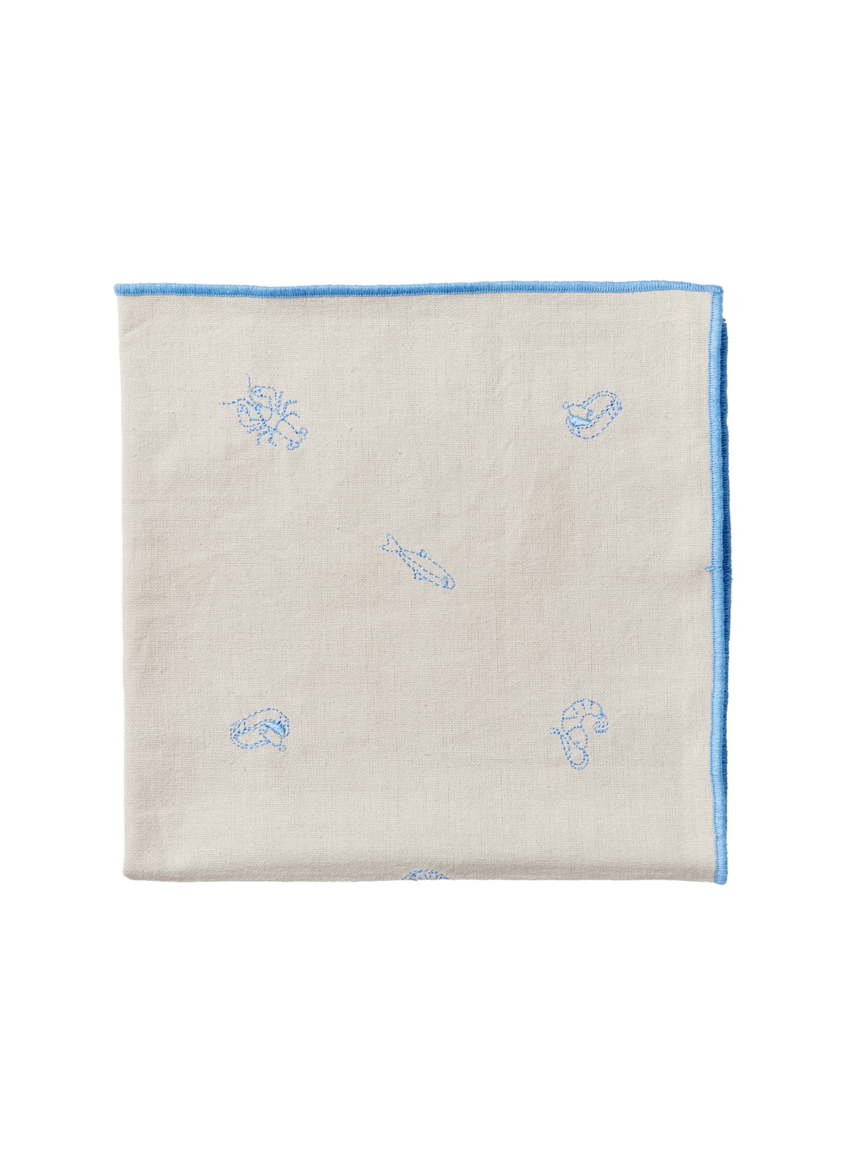 Broste Copenhagen Sea Stoffserviette Blau - hei - kju