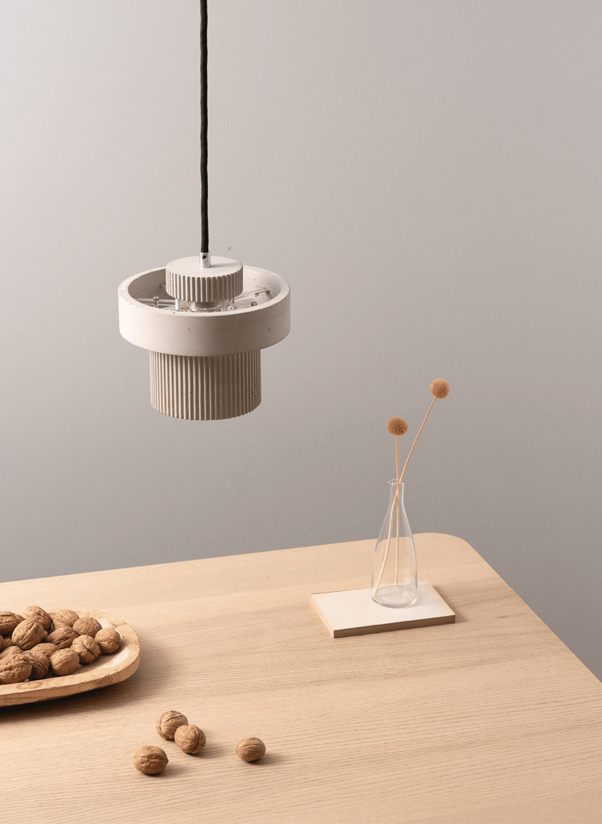 GANTlights Pendelleuchte – Designlampe aus Beton mit Up & Down Licht (S9) - hei-kju