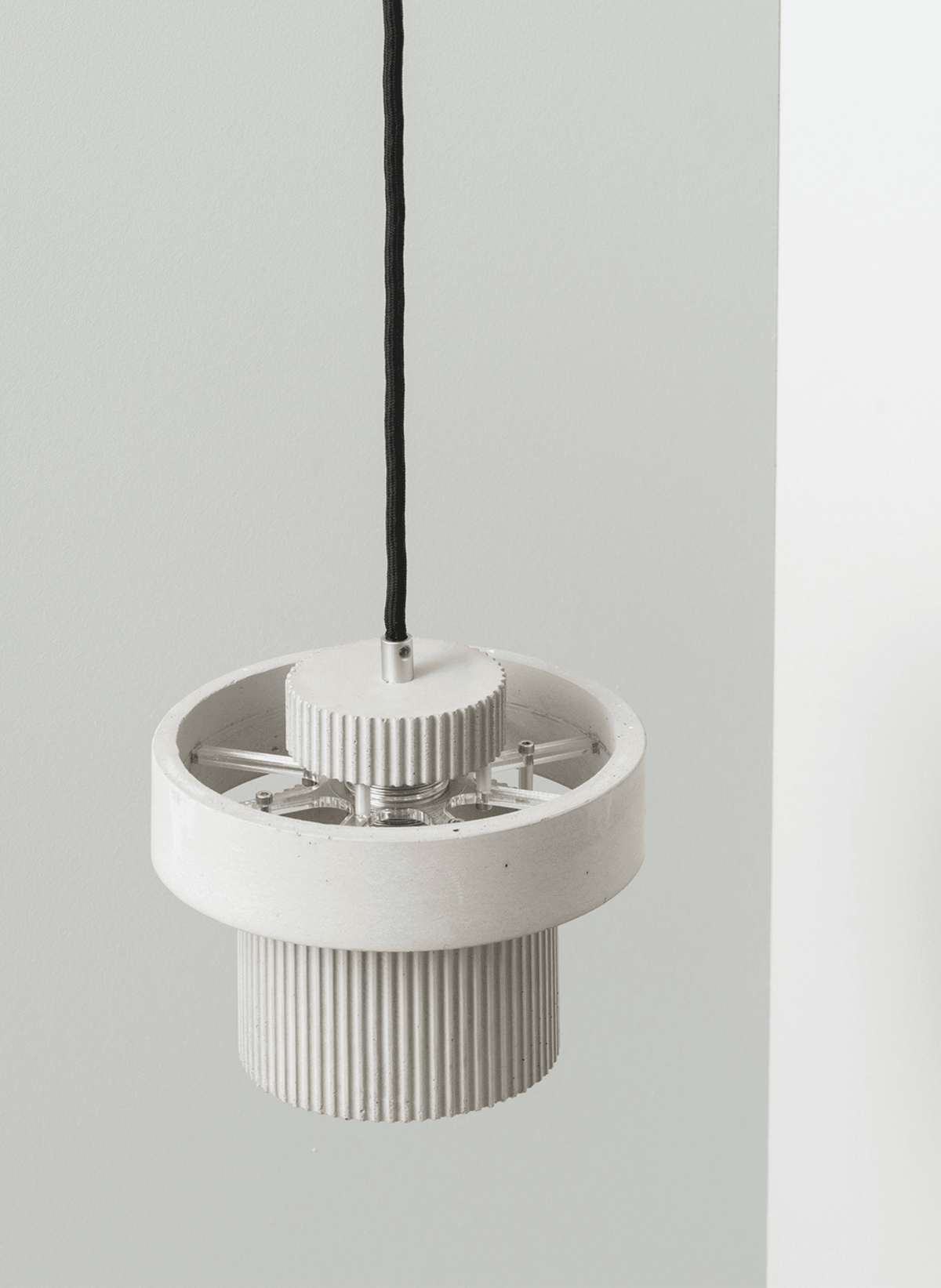 GANTlights Pendelleuchte – Designlampe aus Beton mit Up & Down Licht (S9) - hei-kju