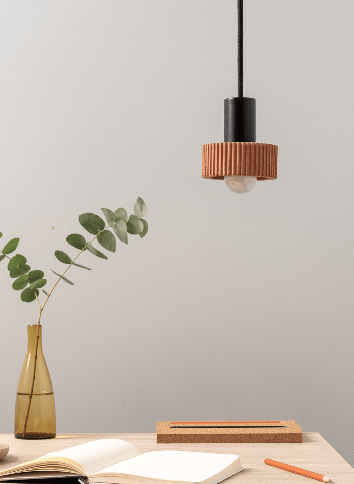 GANTlights Pendelleuchte – Elegante Designlampe aus Beton (S5) - hei-kju