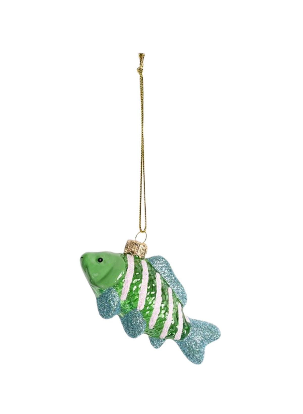 &k amsterdam Weihnachtskugel Guppy Grün - hei - kju