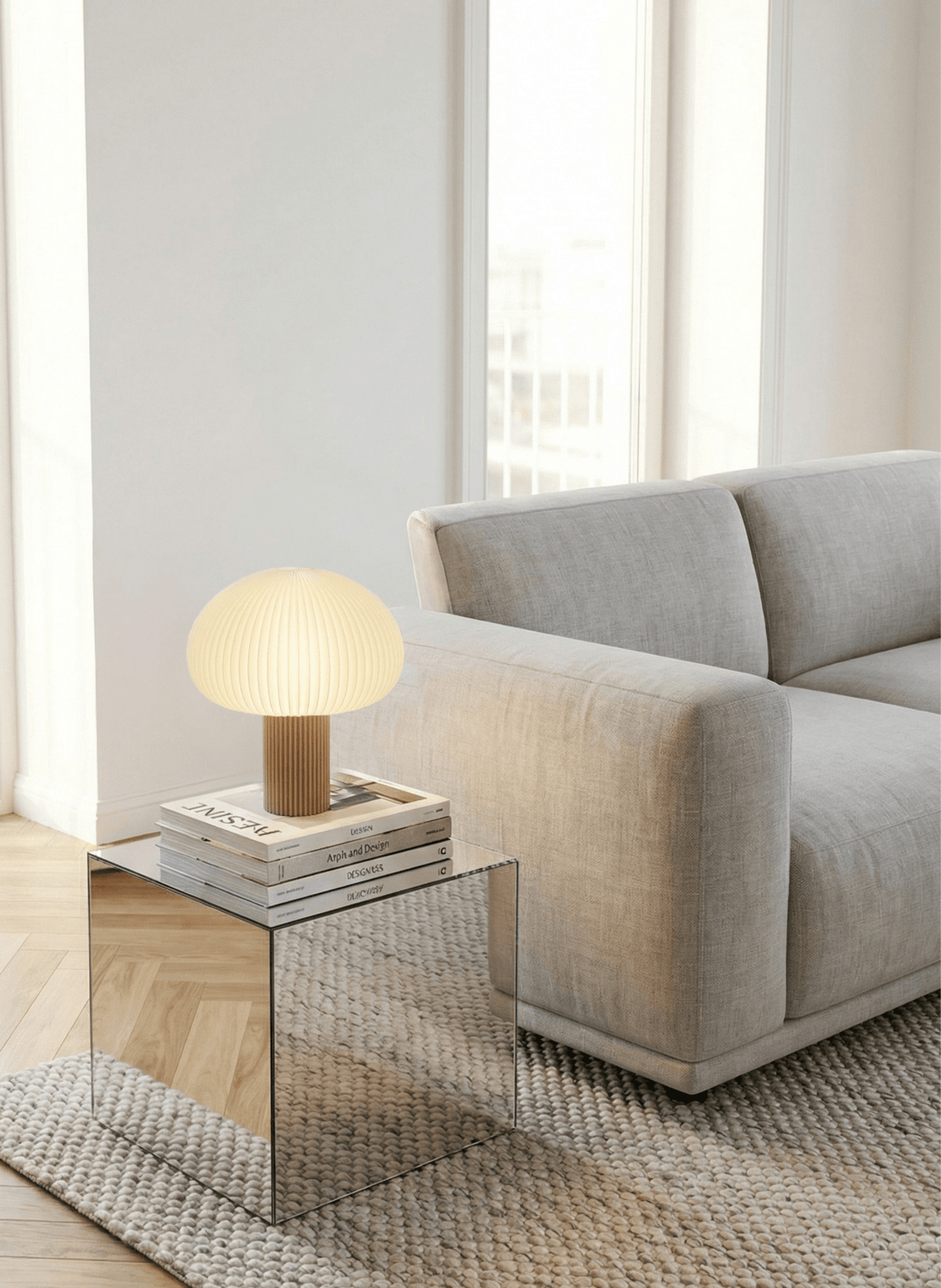 LOULA STUDIO Design Tischleuchte AURA mit Farbfilter System - hei - kju