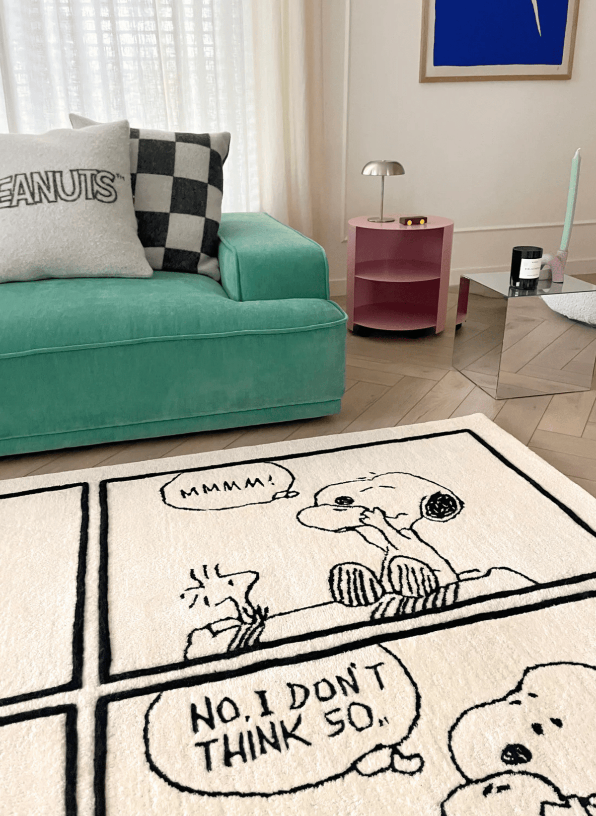 Maison Deux Kissen Peanuts Comic Doughnut - hei - kju