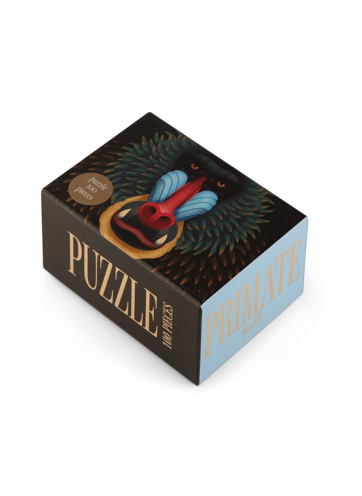 PRINTWORKS Affen Puzzle – Design-Mini-Puzzle mit 100 Teilen - hei-kju