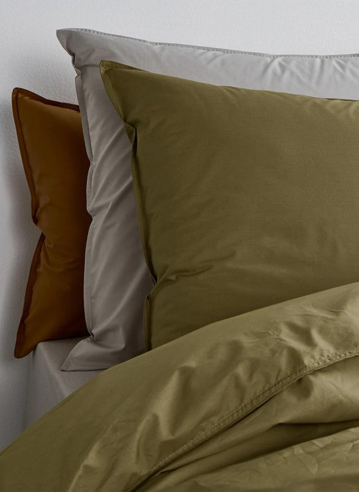 Suite702 Bettbezug 100% Baumwolle Olive - hei - kju