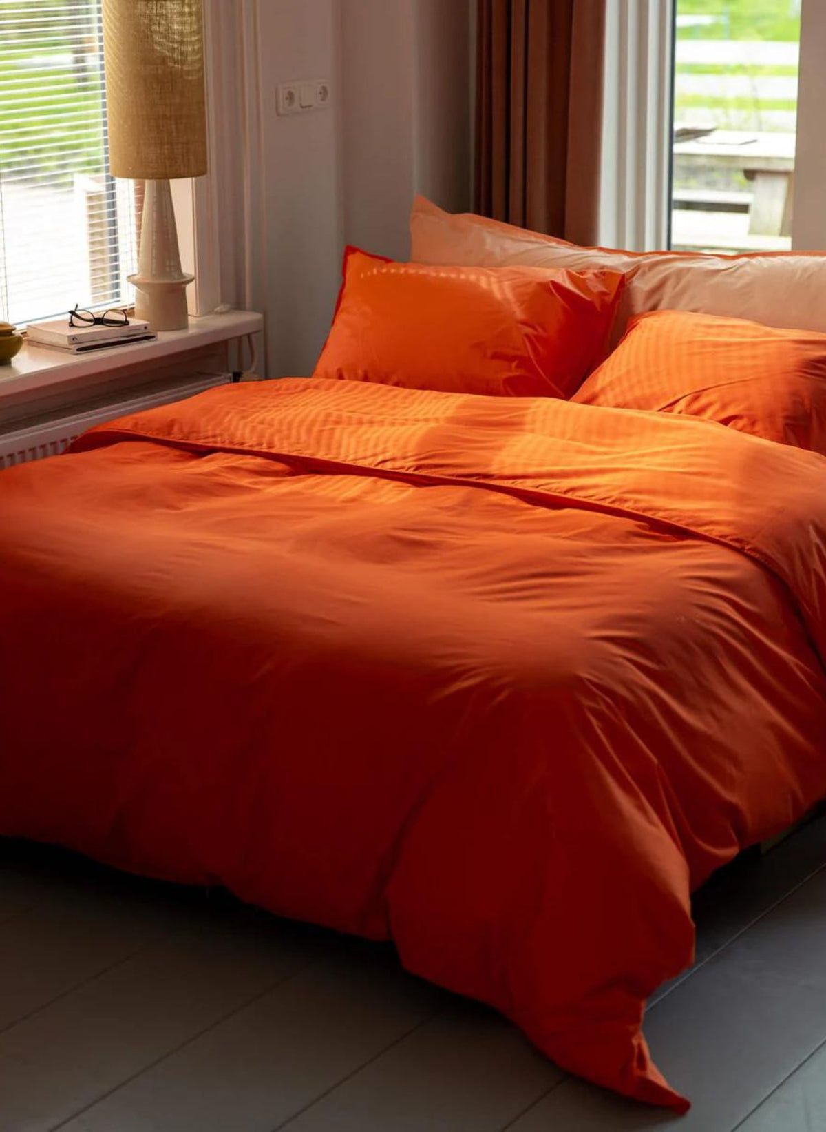 Suite702 Bettbezug 100% Baumwolle Orange - hei - kju
