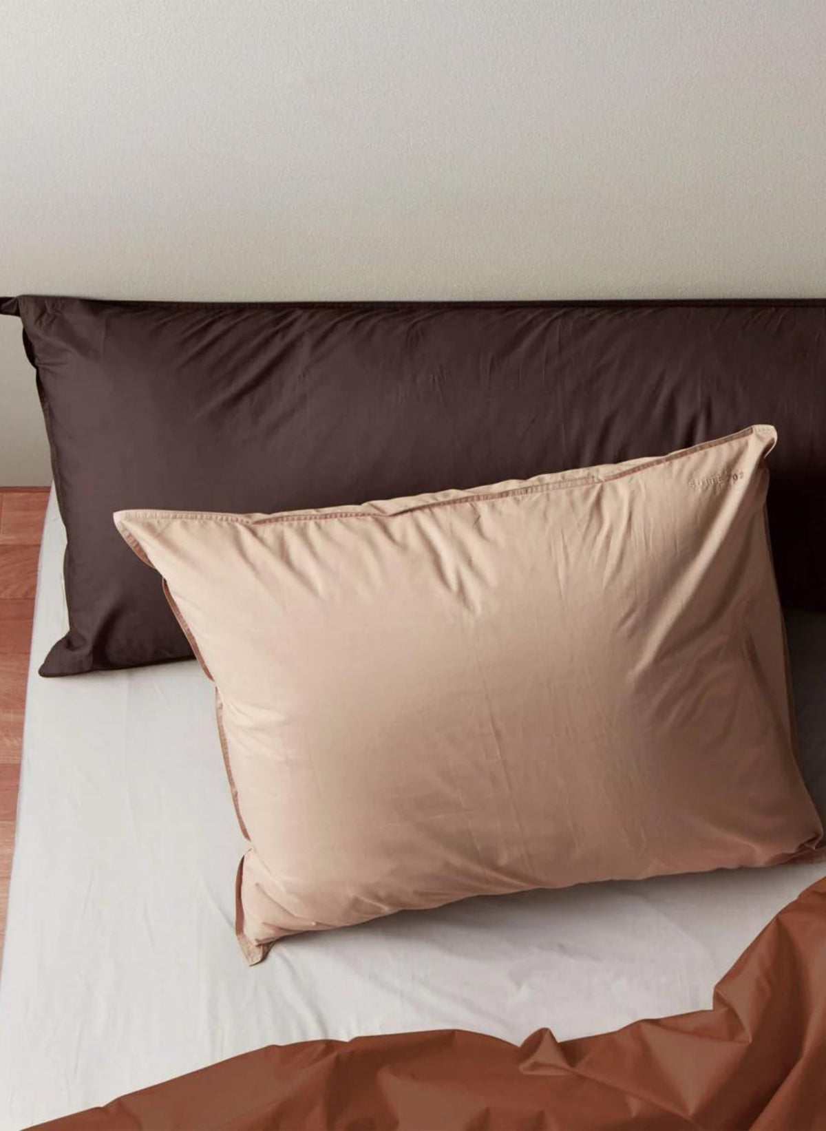 Suite702 Kissenbezug 100% Baumwolle Beige - hei - kju