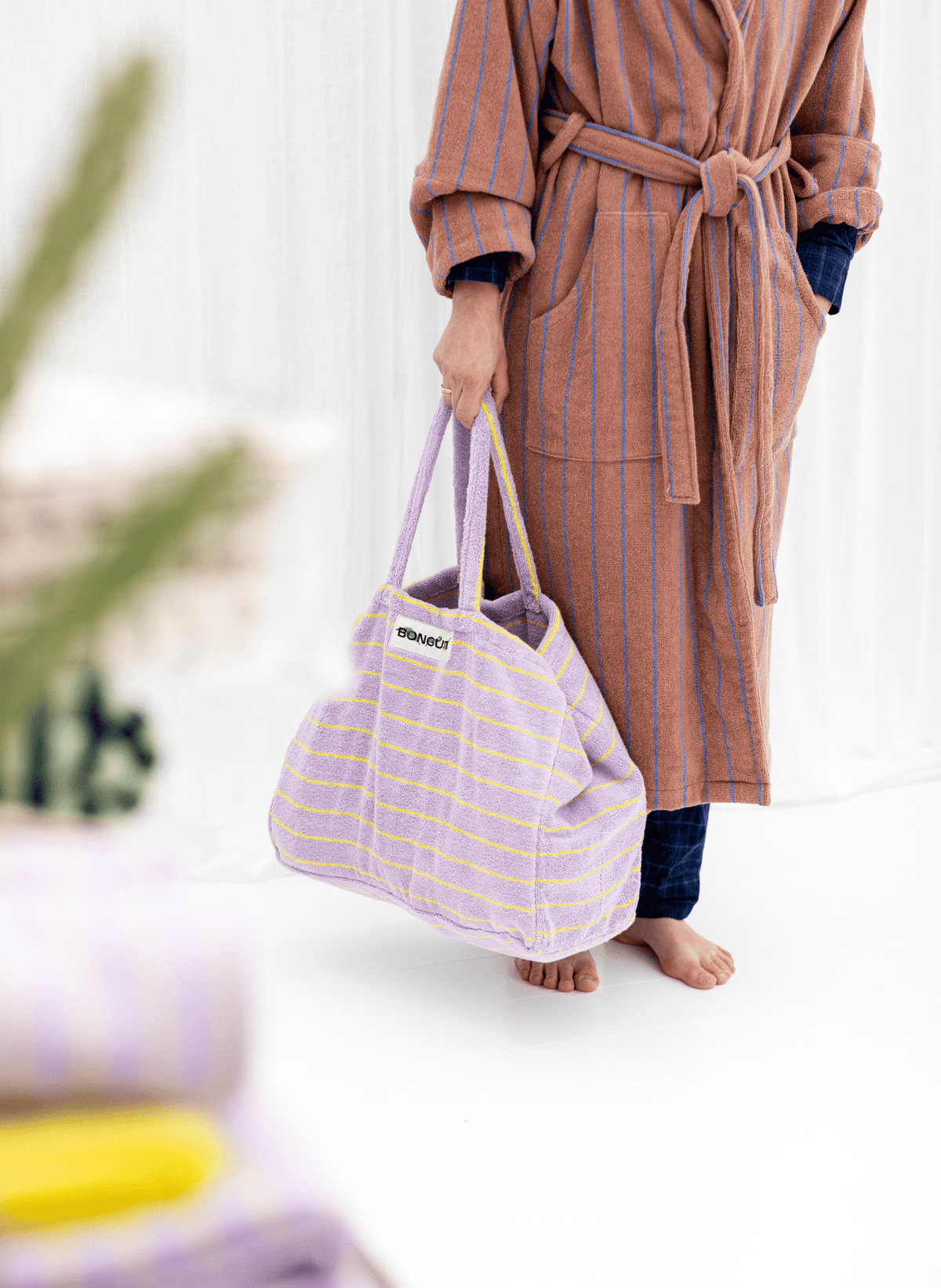Bongusta Naram Weekend Bag Flieder & Gelb - hei - kju