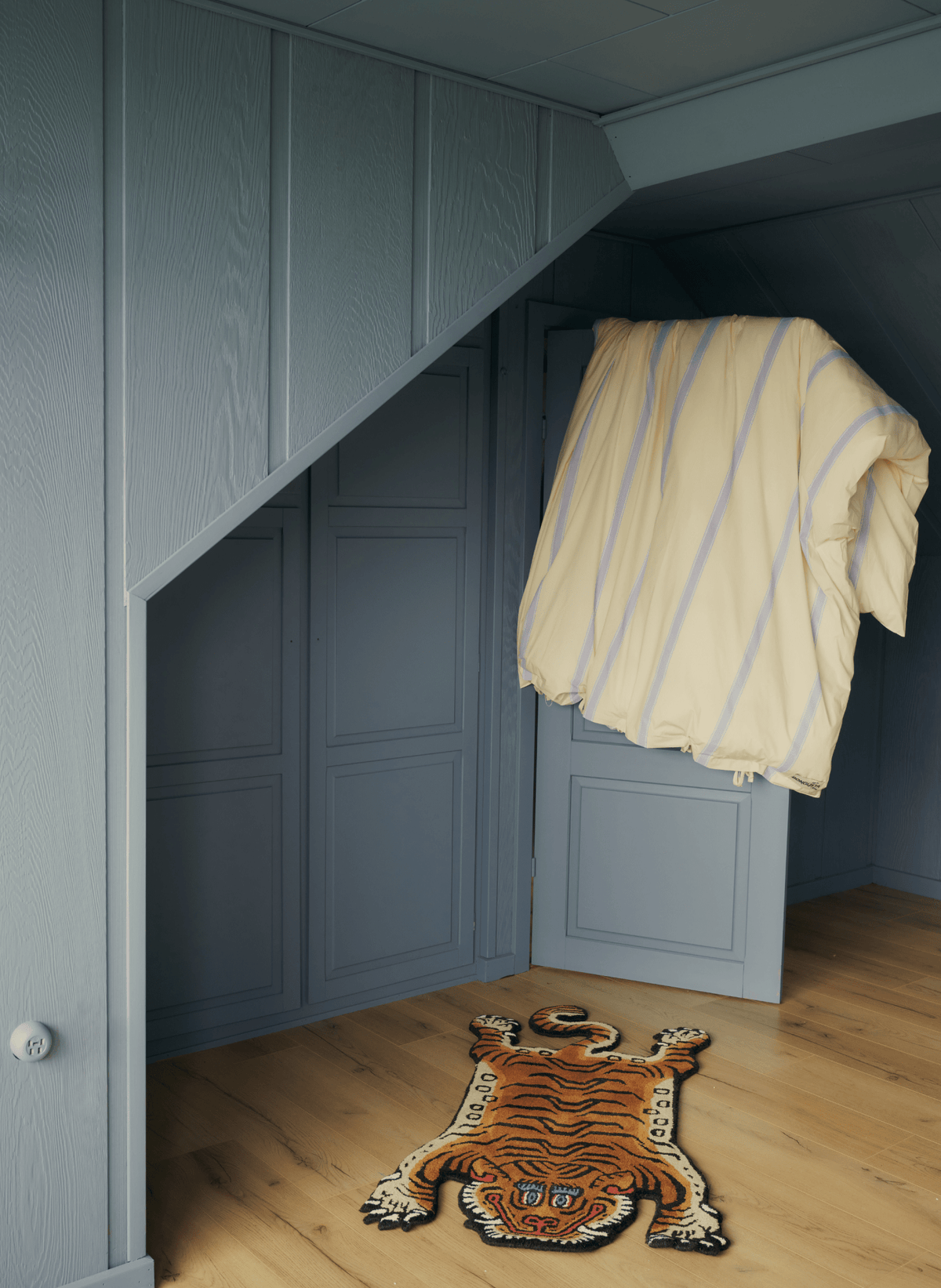 Bongusta Percale Bettwäsche Set Creme & Lavendel - hei-kju