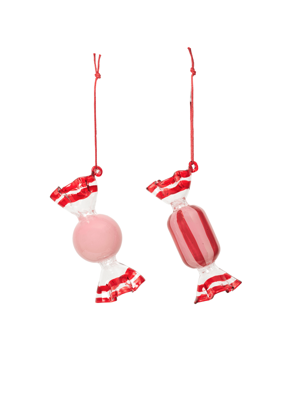 Broste Copenhagen Weihnachtskugel Candy Glas - hei-kju