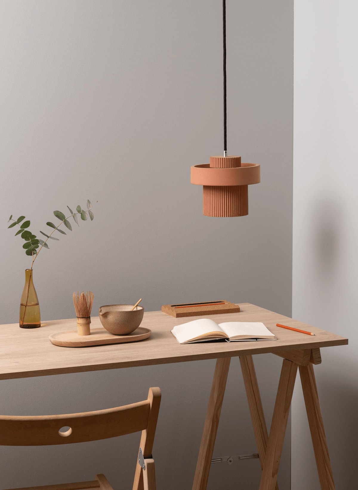 GANTlights Pendelleuchte – Designlampe aus Beton mit Up & Down Licht (S9) - hei-kju