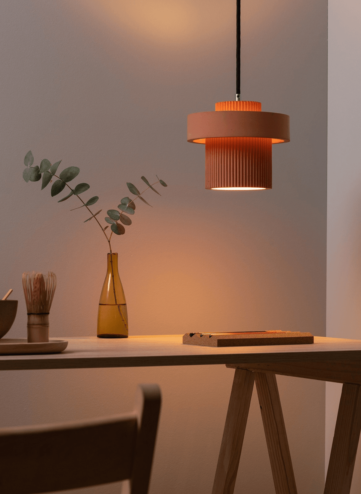 GANTlights Pendelleuchte – Designlampe aus Beton mit Up & Down Licht (S9) - hei-kju