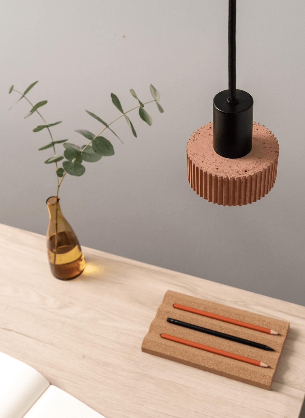 GANTlights Pendelleuchte – Elegante Designlampe aus Beton (S5) - hei-kju