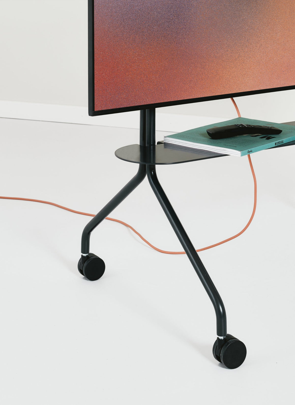 Pedestal Moon Rollin' TV Ständer 40 - 70 Zoll Schwarz - hei - kju