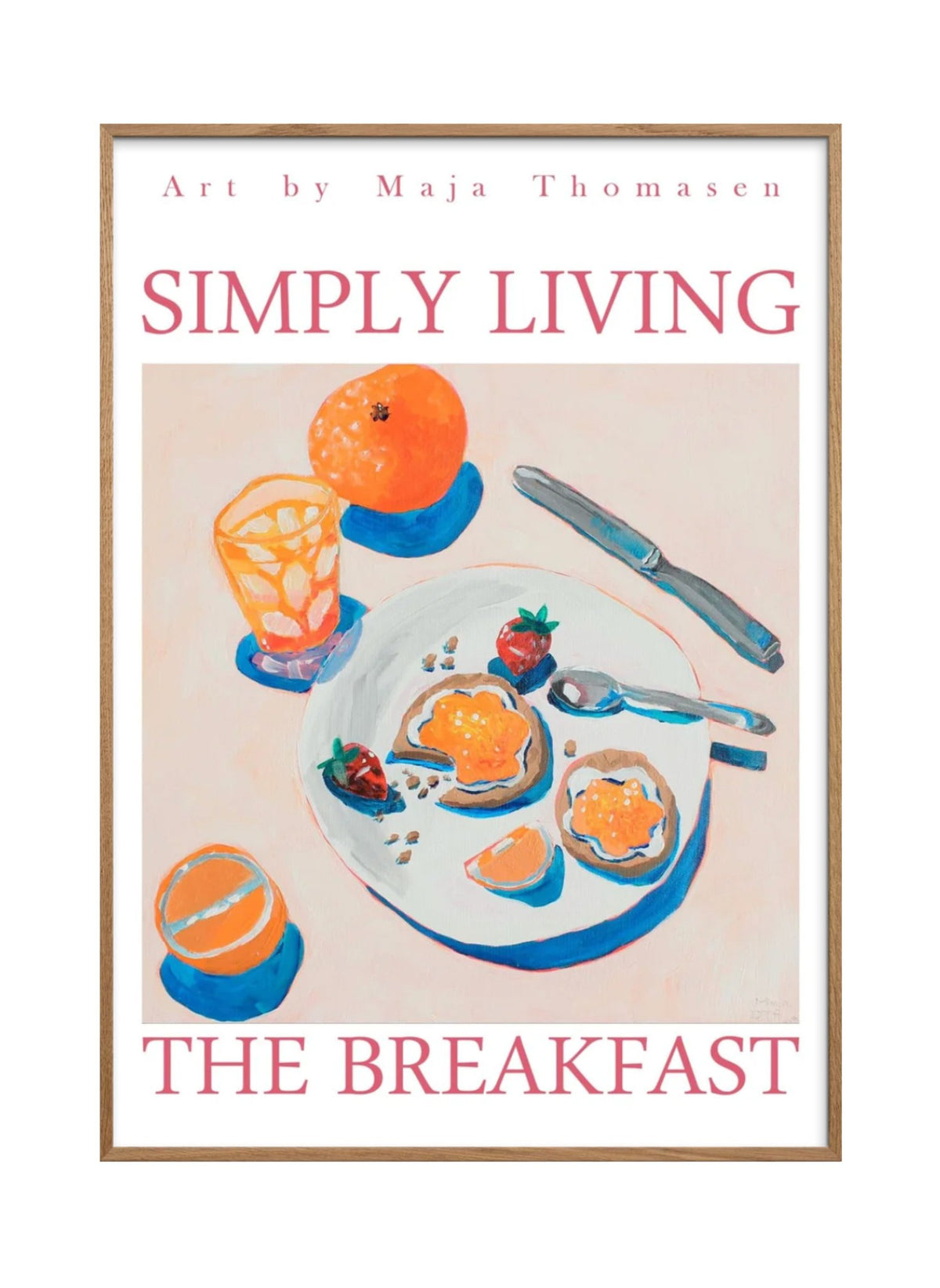 Poster & Frame Simply living x The breakfast - hei - kju