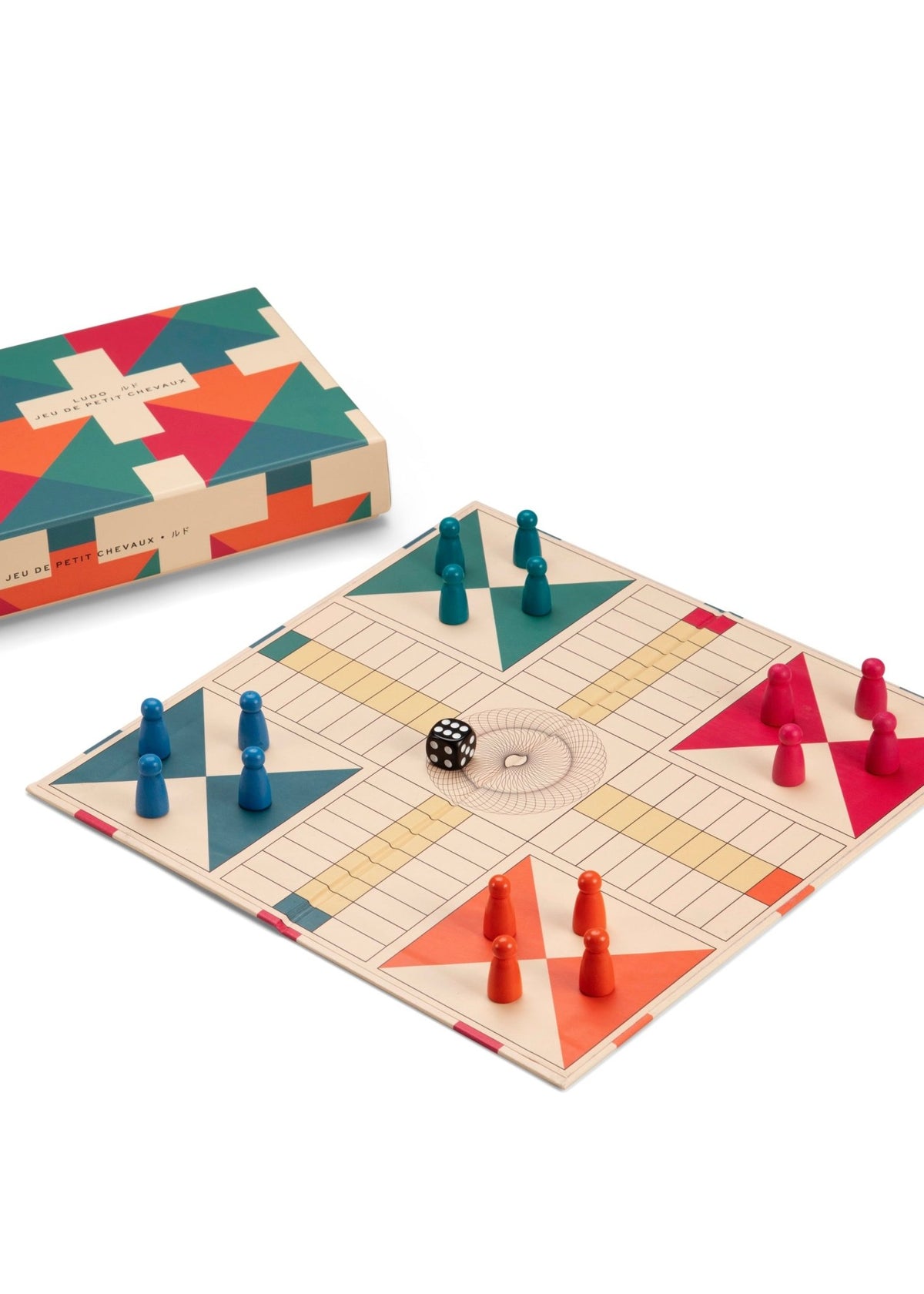 PRINTWORKS Ludo – Brettspiel „Mensch ärgere dich nicht“ - hei-kju